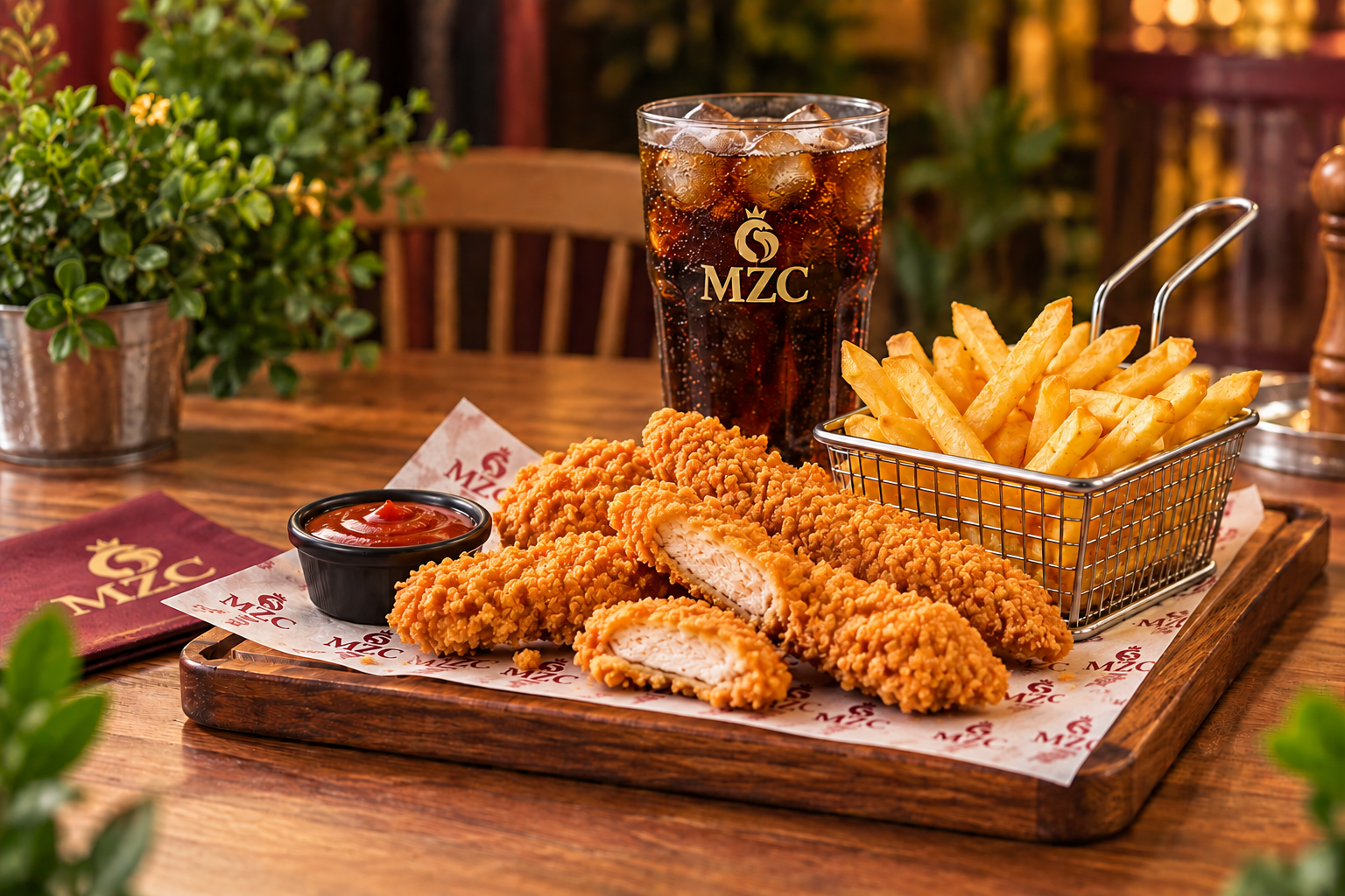 6 Chicken Strips Menu